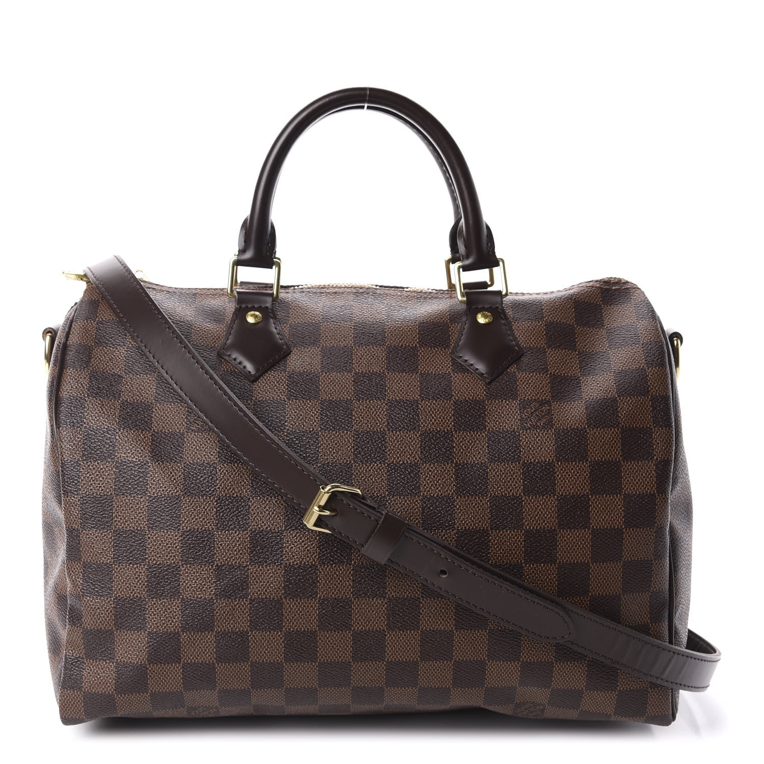 Louis Vuitton Damier Ebene Speedy Bandouliere 30 1 of 10