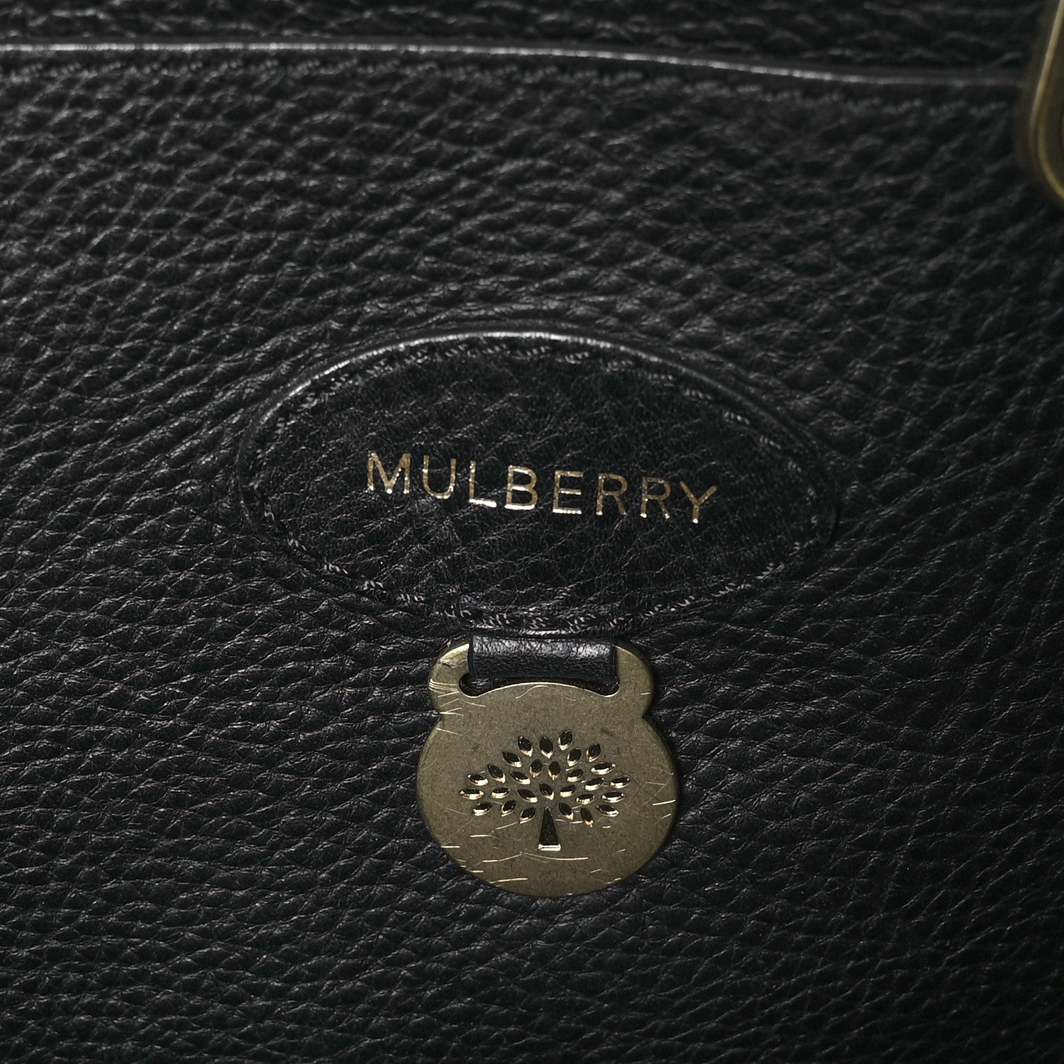 Mulberry Natural Leather Bayswater Black 6 of 16