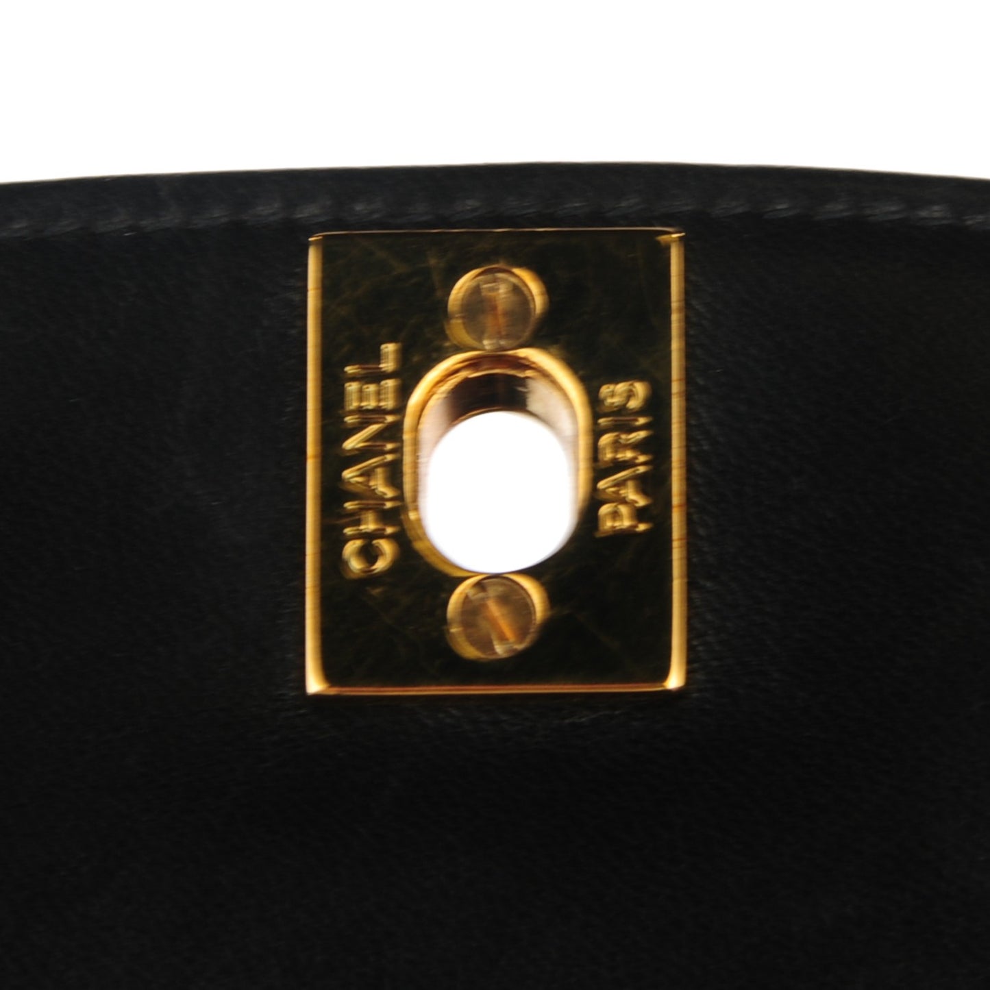 Lambskin Quilted Jumbo Single Flap Black