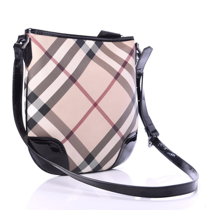 Burberry Supernova Check Small Dryden Crossbody Bag Black 3 of 10