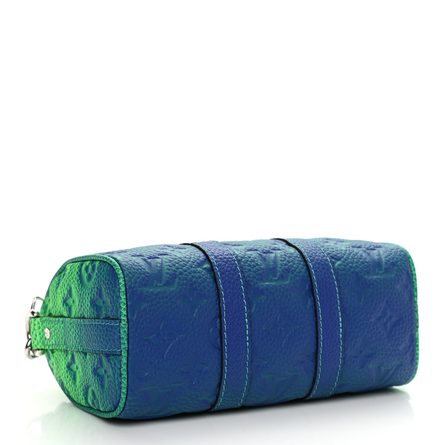 Taurillon Illusion Keepall XS Bleu Vert