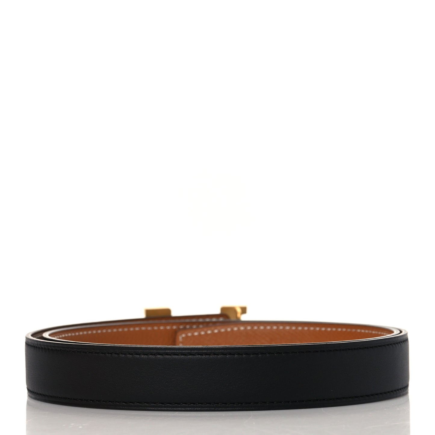 Swift Epsom 24mm Mini Constance H Belt 80 Black Gold