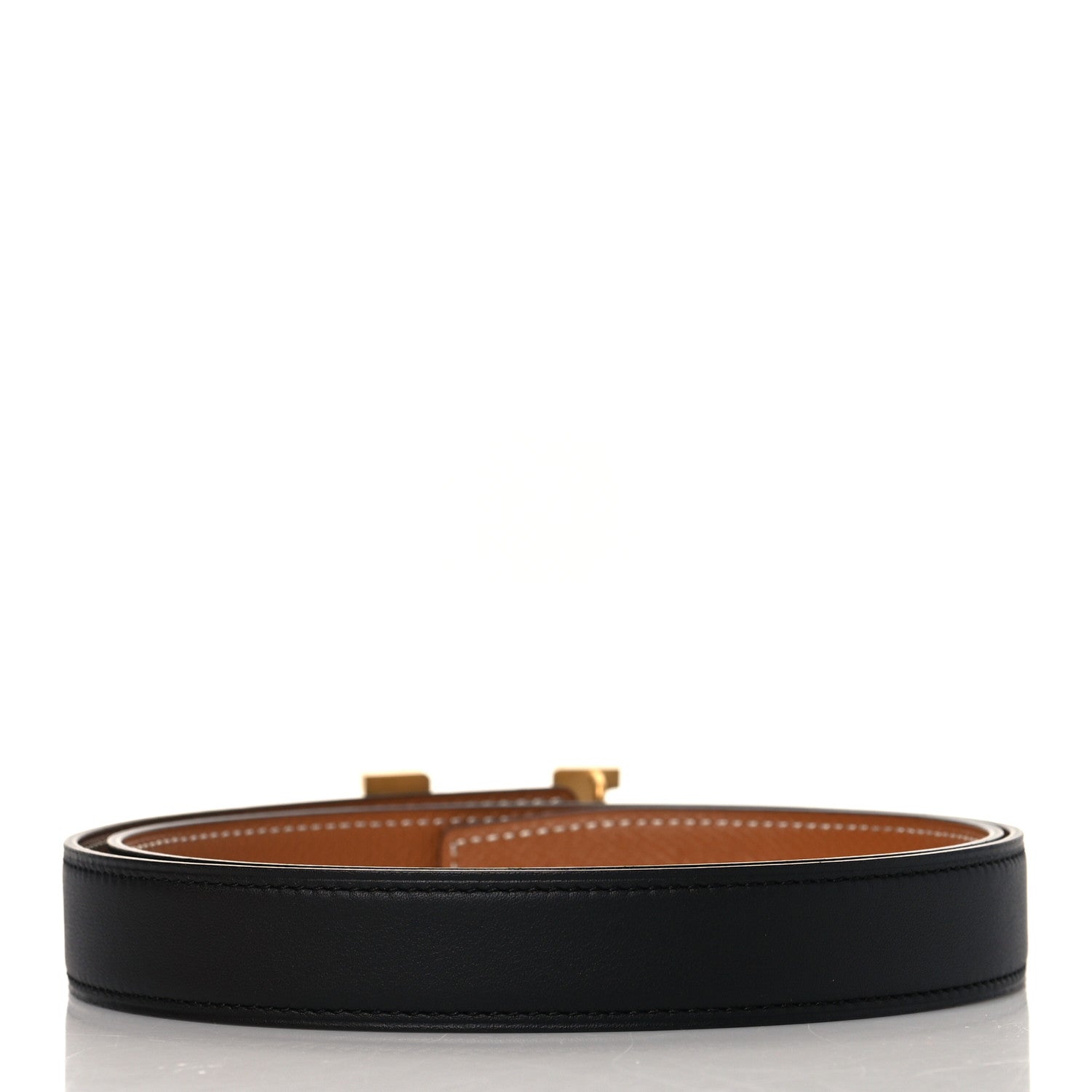 Hermes Swift Epsom 24mm Mini Constance H Belt 80 Black Gold 3 of 7