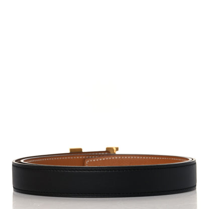 Hermes Swift Epsom 24mm Mini Constance H Belt 80 Black Gold 3 of 7
