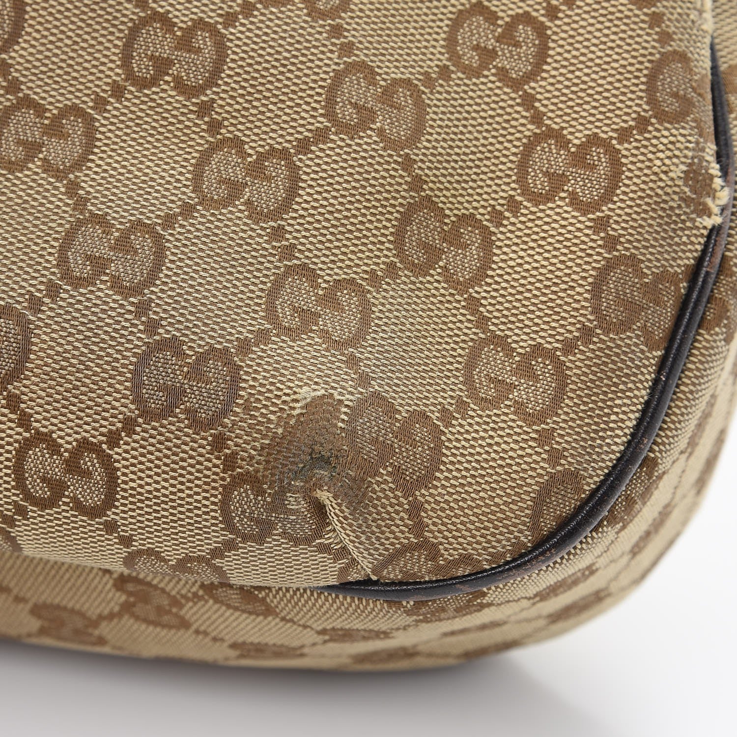 Gucci Monogram Medium New Ladies Web Hobo Dark Brown 14 of 14