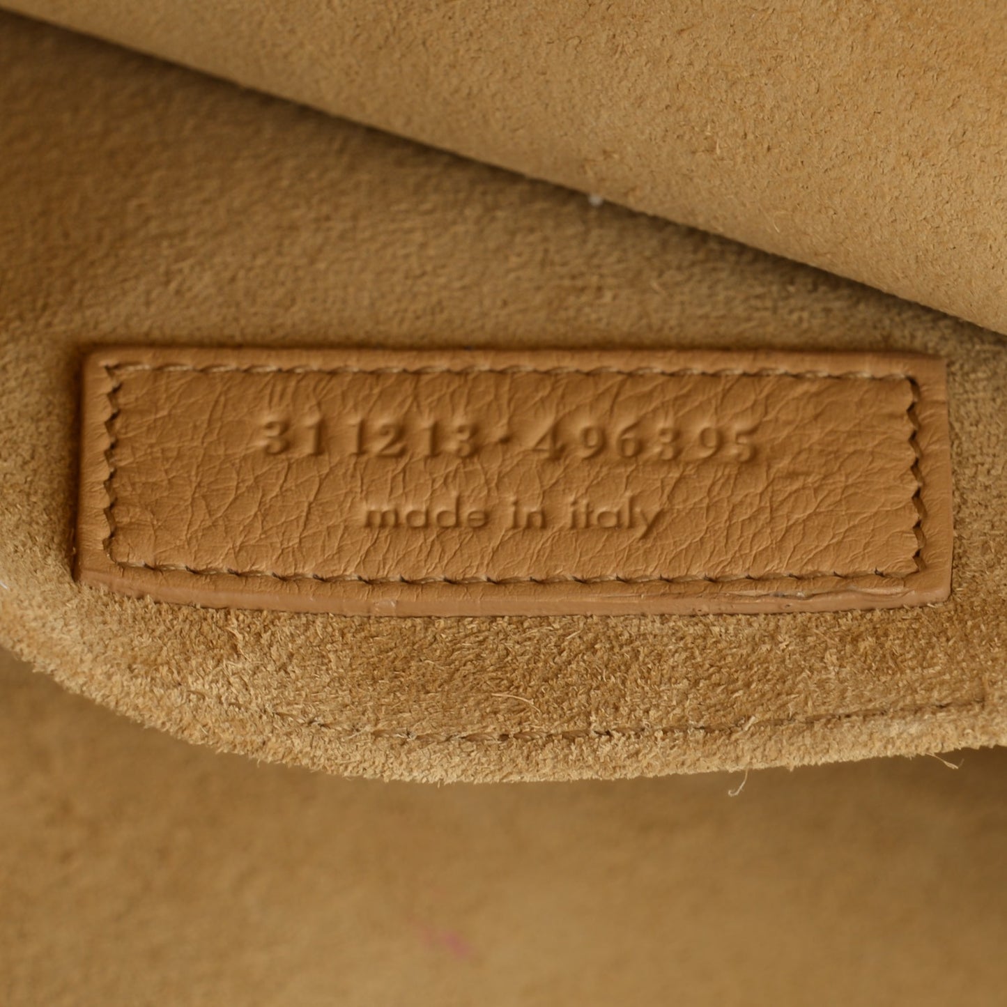 Calfskin Y Ligne Clutch Natural