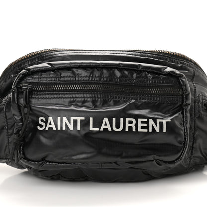 Saint Laurent Nylon Logo Nuxx Body Belt Bag Black 7 of 10