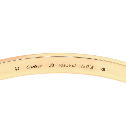 Cartier 18K Yellow Gold LOVE Bracelet 20 4 of 5