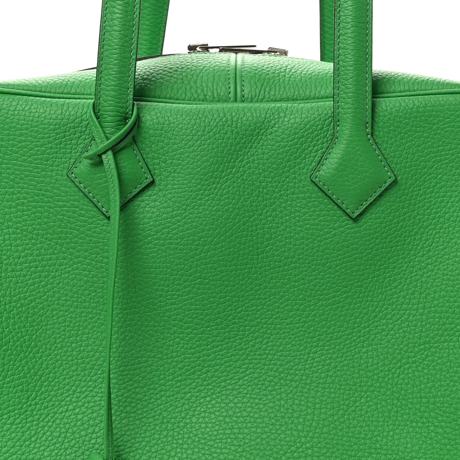 Hermes Taurillon Clemence Victoria II 35 Bambou 8 of 10