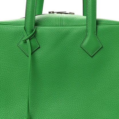 Hermes Taurillon Clemence Victoria II 35 Bambou 8 of 10