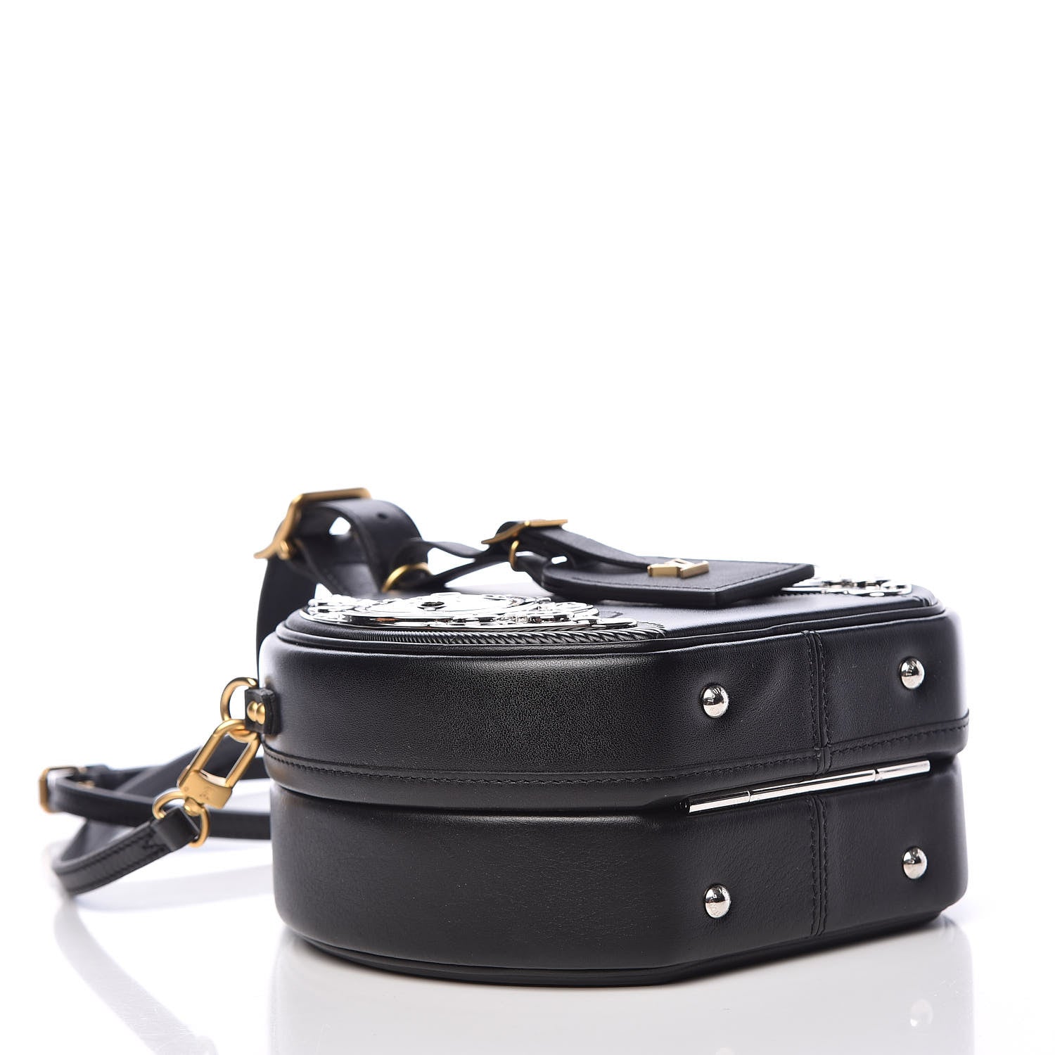 Louis Vuitton Epi Metallic West Petite Boite Chapeau Black 4 of 10