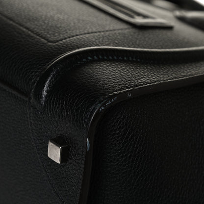 Celine Drummed Calfskin Mini Luggage Black 7 of 14