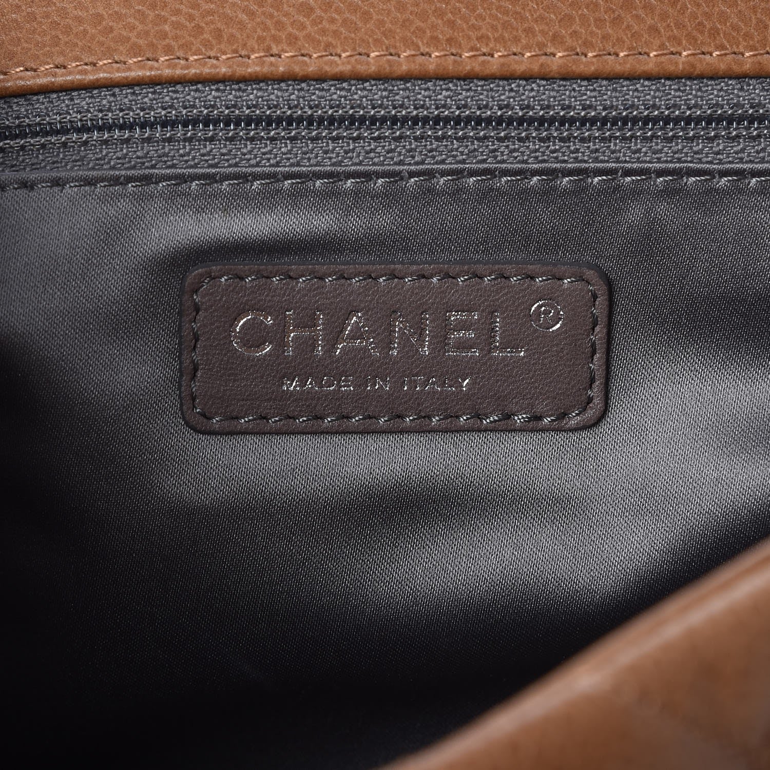Chanel Caviar Quilted Coco Casual Flap Light Brown 6 of 7