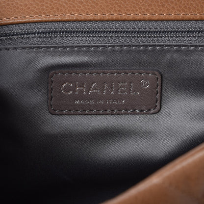 Chanel Caviar Quilted Coco Casual Flap Light Brown 6 of 7