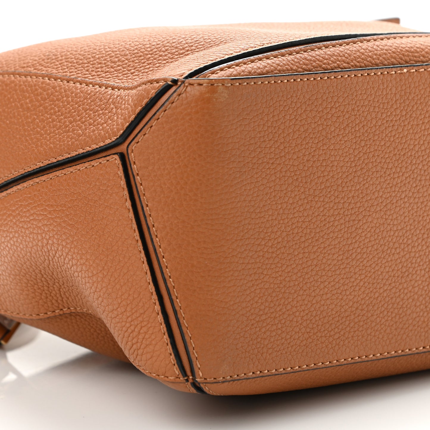 Calfskin Small Puzzle Bag Light Caramel