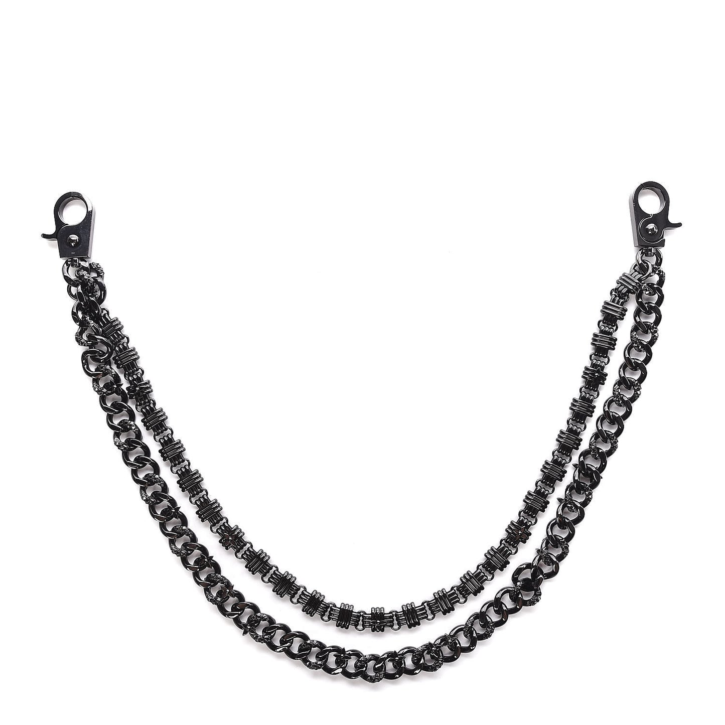 Black As Night Chain Jean Charm