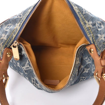 Louis Vuitton Monogram Denim Baggy PM Blue 5 of 15