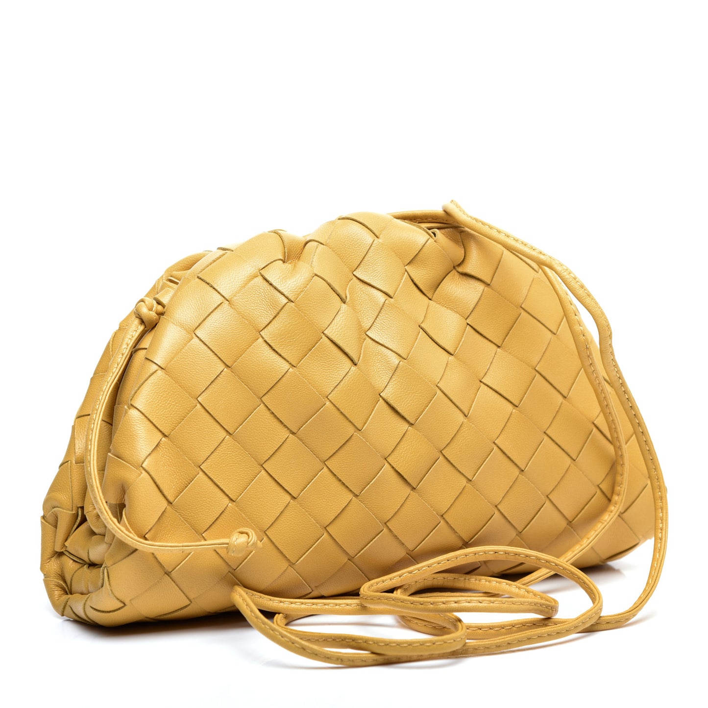 Nappa Intrecciato The Mini Pouch Buttercup
