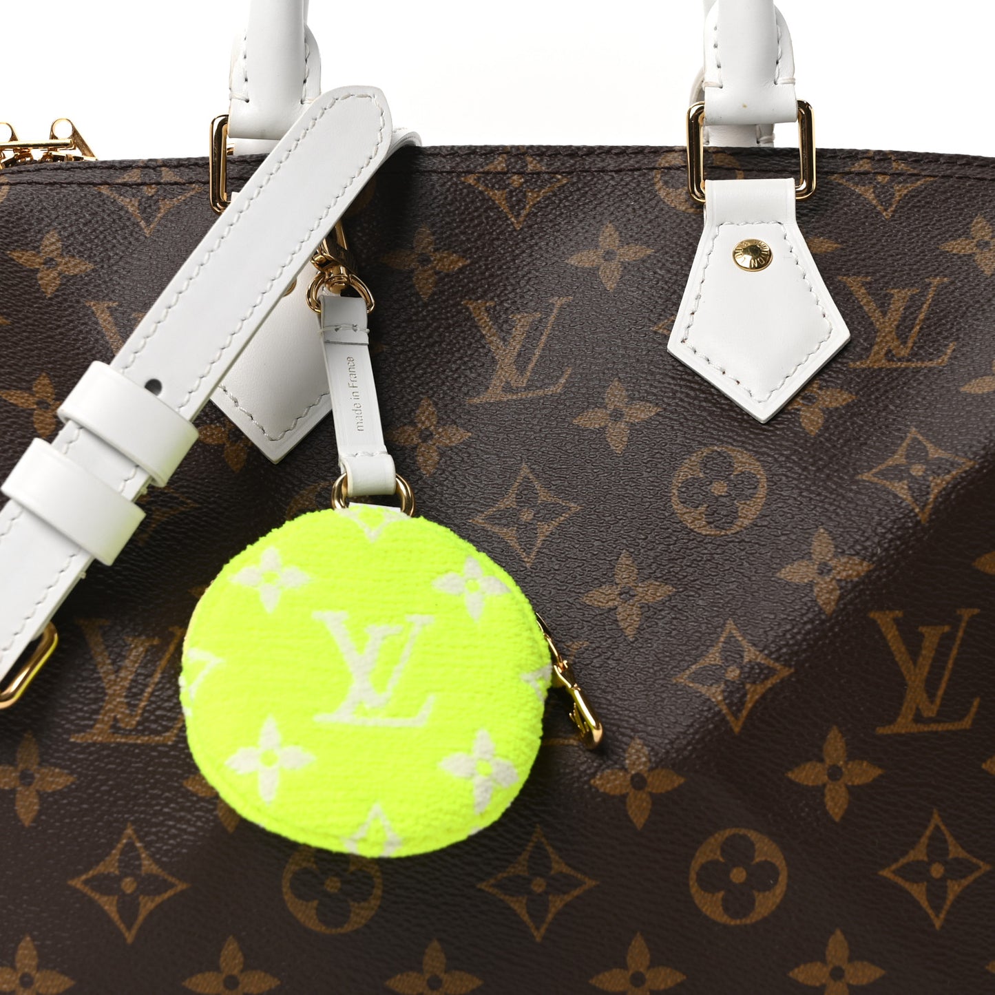Monogram LV Match Speedy Bandouliere 25 White