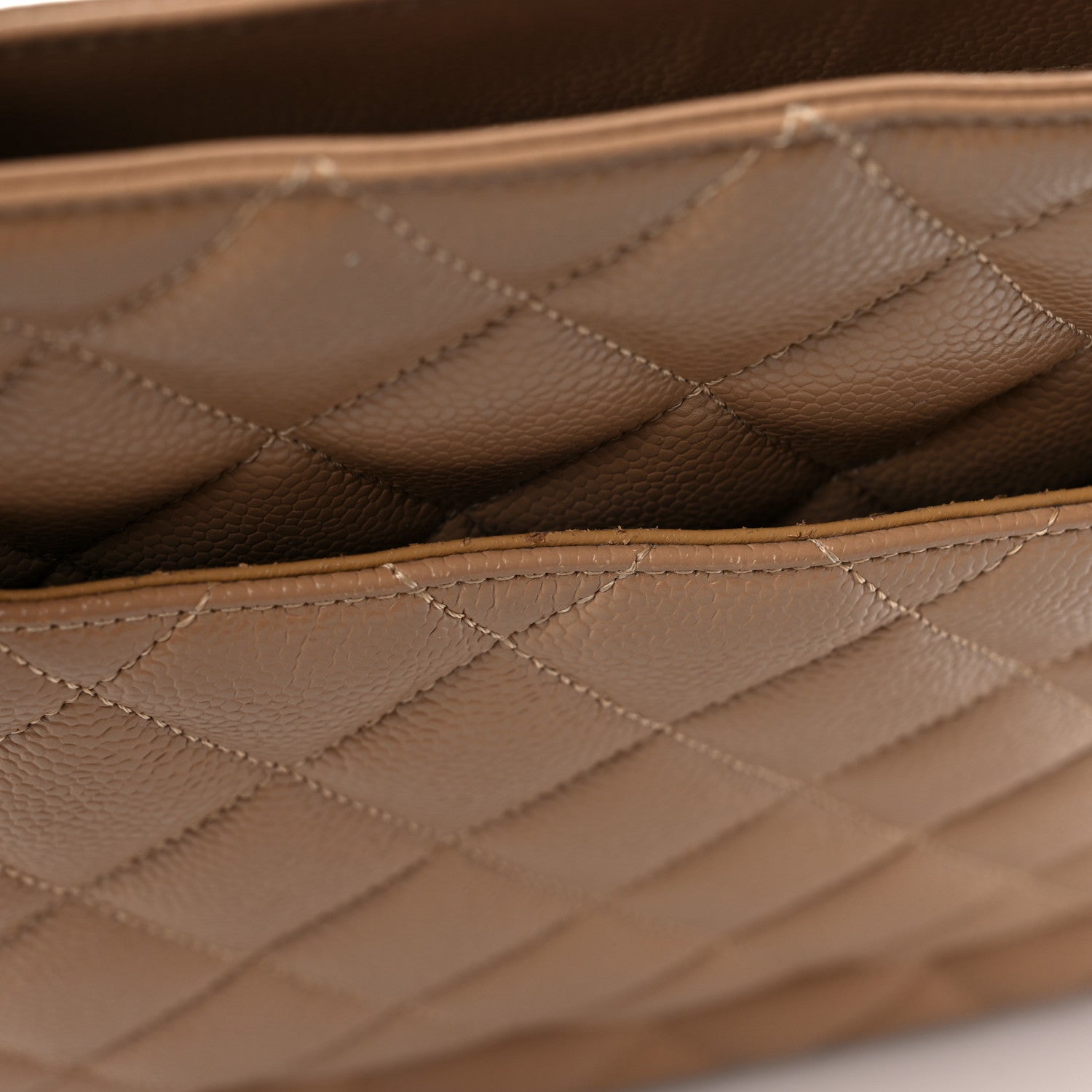 Chanel Caviar Quilted Medallion Tote Beige 15 of 16