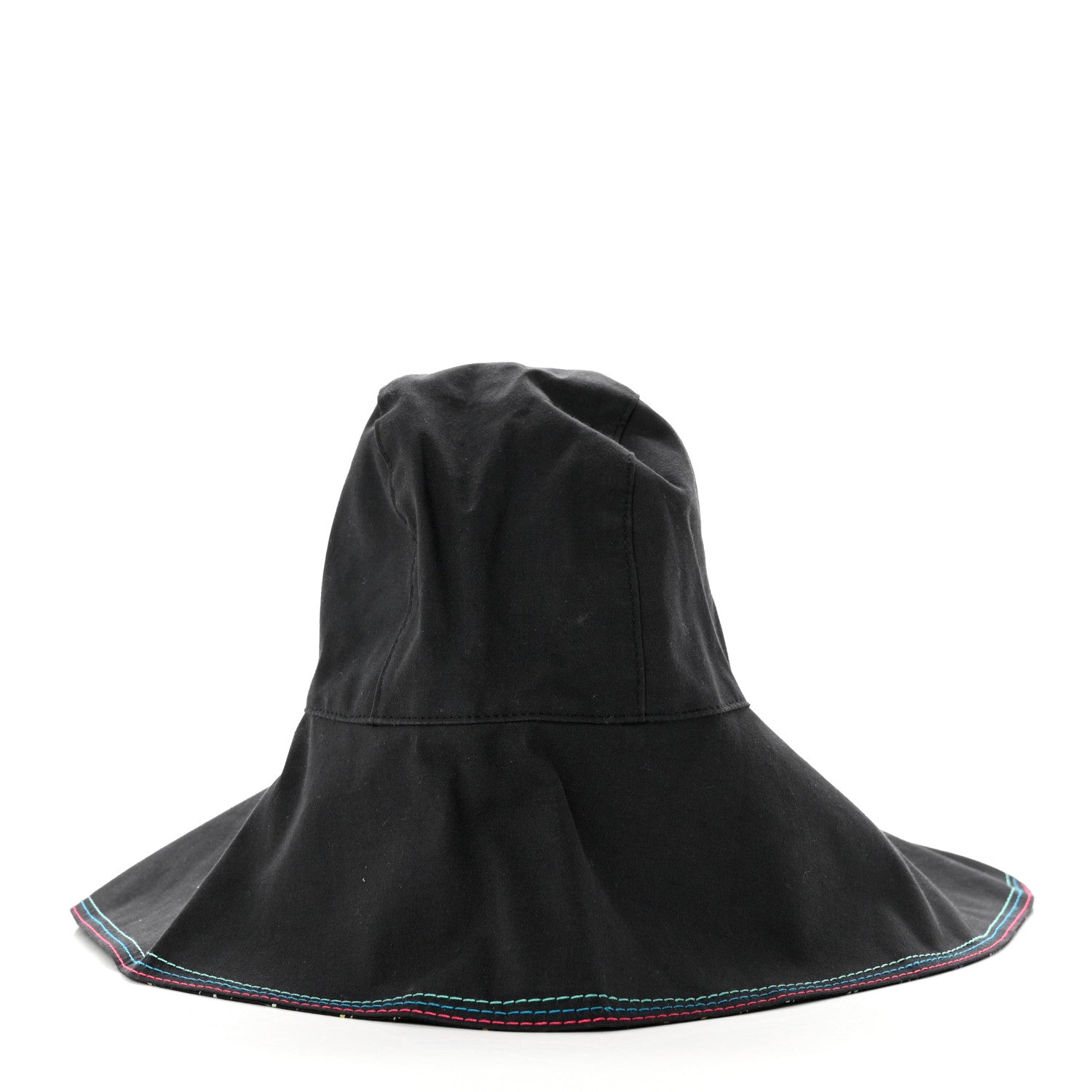 Louis Vuitton Cotton Monogram Multicolor Printed Reversible Hiker Hat Black 5 of 11