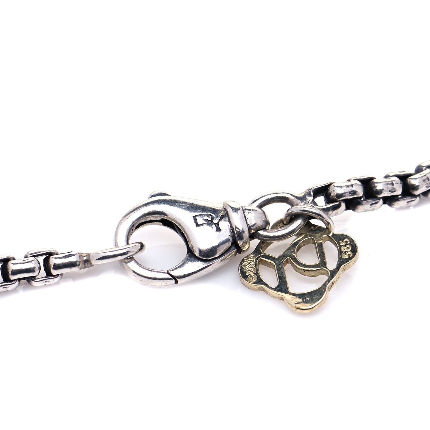 Sterling Silver Diamond 32mm Infinity Pendant Necklace