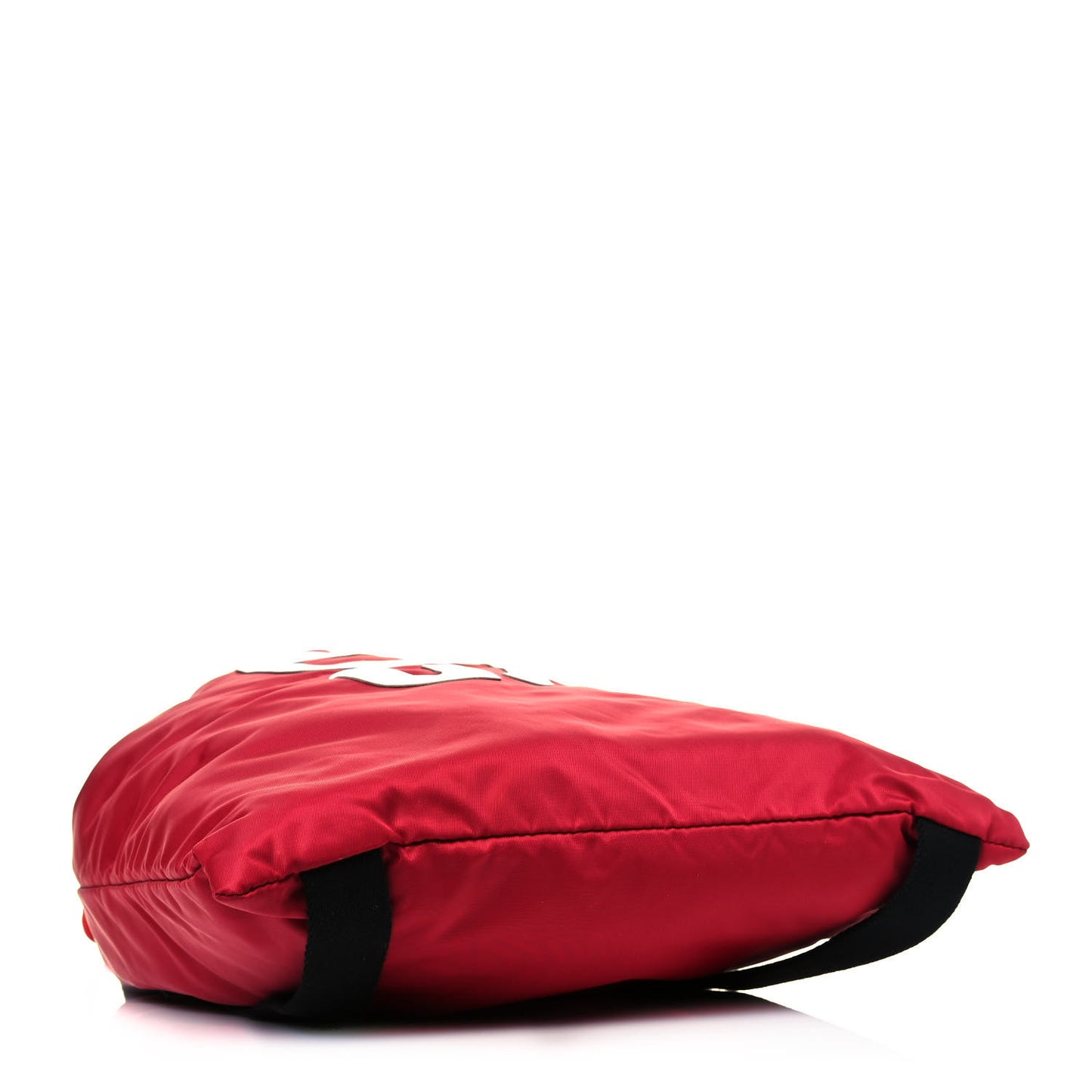 Nylon DG Drawstring Backpack Red White