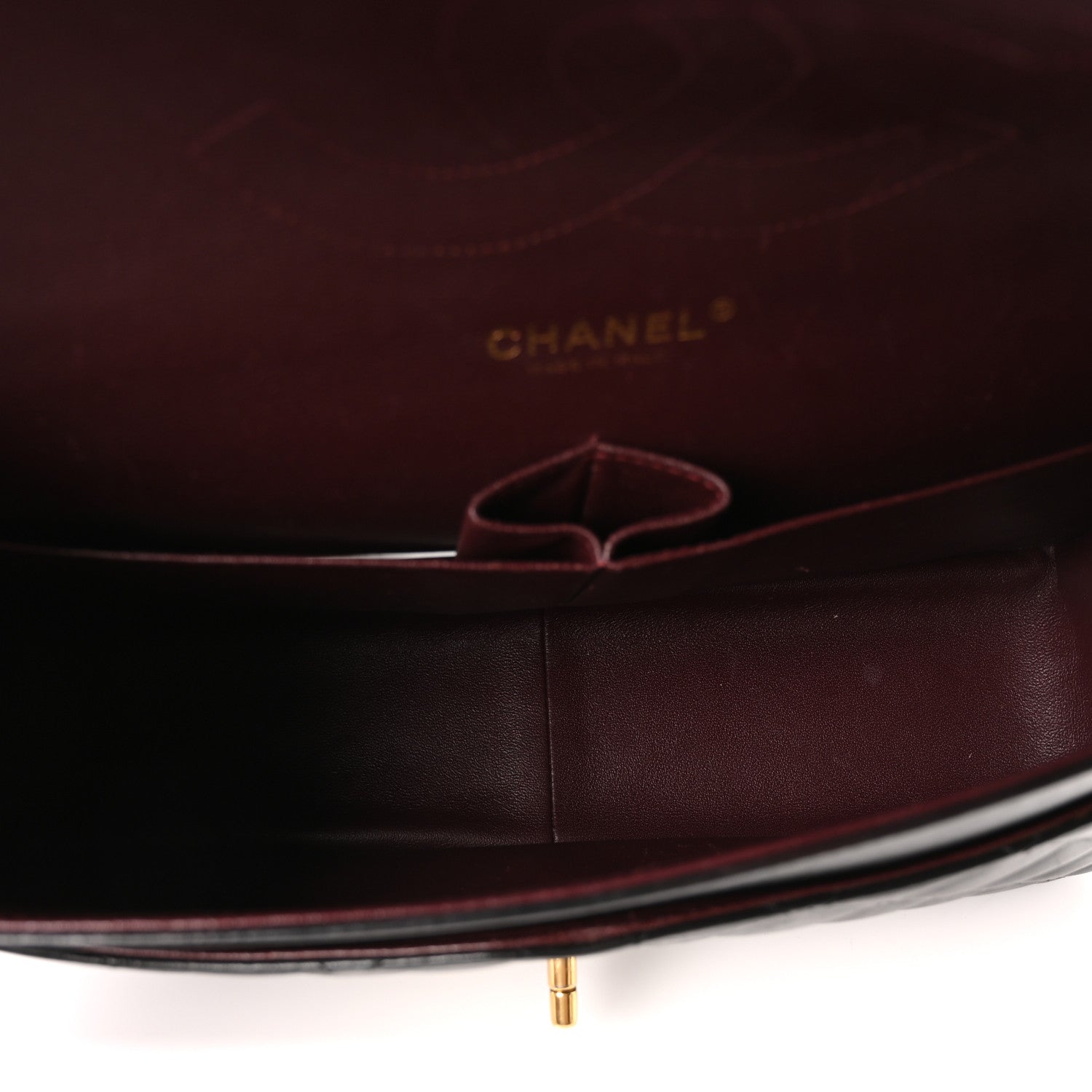 Chanel Lambskin Quilted Jumbo Double Flap Black 5 of 11