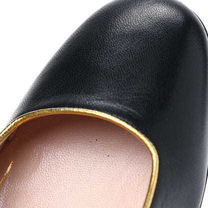 Gucci Calfskin Carly Mary Jane Web Pumps 40 Black 11 of 17
