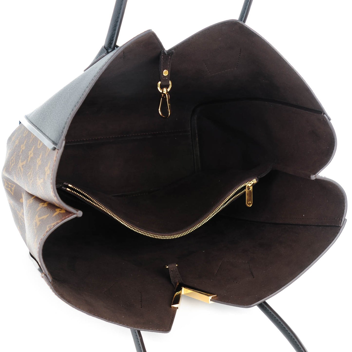 Calfskin Monogram Kimono Tote Black