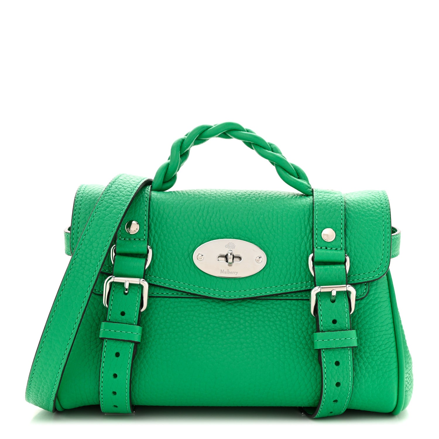 Mulberry Heavy Grain Mini Alexa Lawn Green 1 of 9