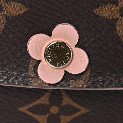 Louis Vuitton Monogram Bloom Flower Emilie Wallet Fuchsia 13 of 15