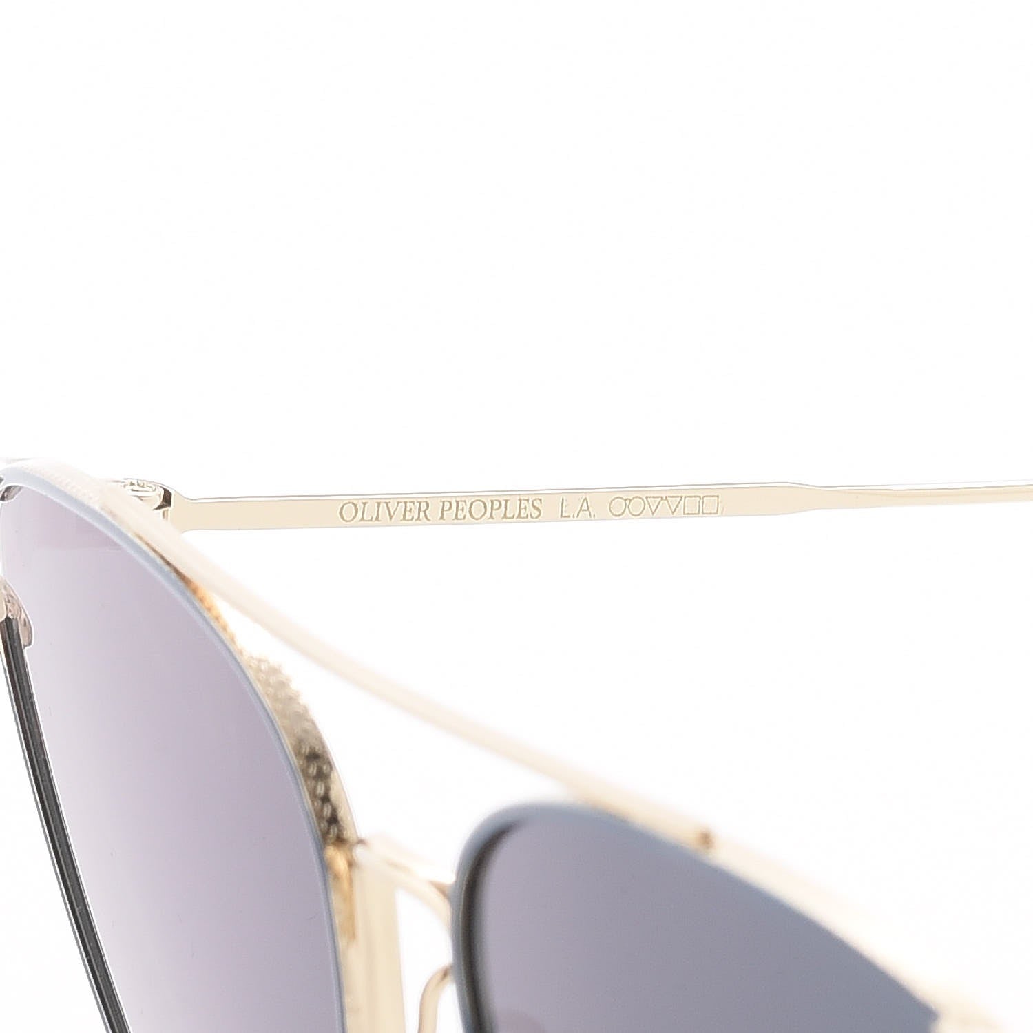 Oliver Peoples Floriana Sunglasses Gold Dark Teal 5 of 7