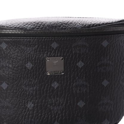 MCM Visetos Medium Stark Belt Bag Black 9 of 9