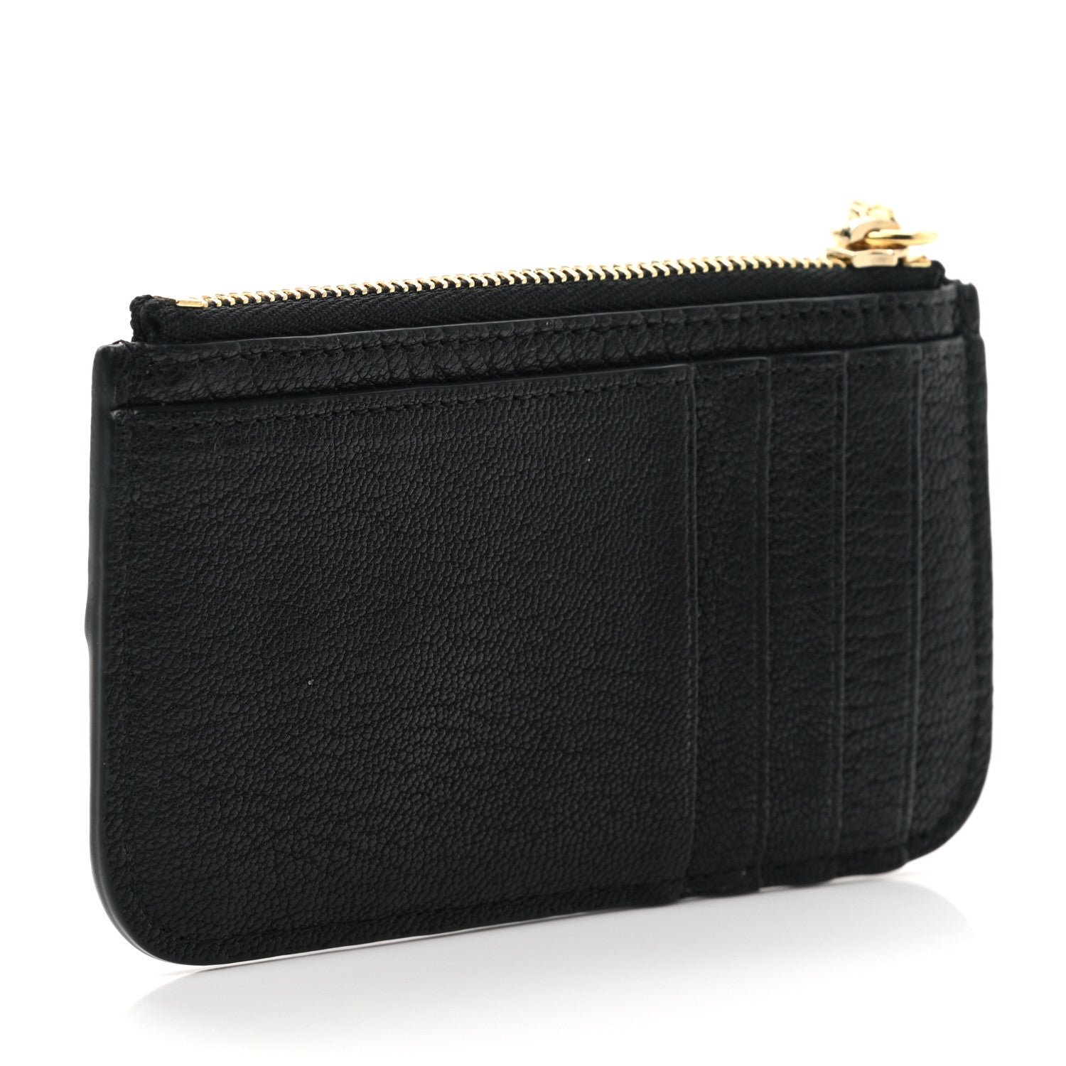 Chloe Grained Calfskin Drew Card Holder Black 3 of 7