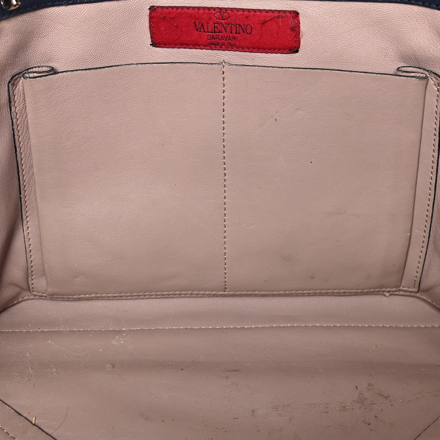 Valentino Garavani Nappa Medium Rockstud Soft Tote Marine 23 of 42