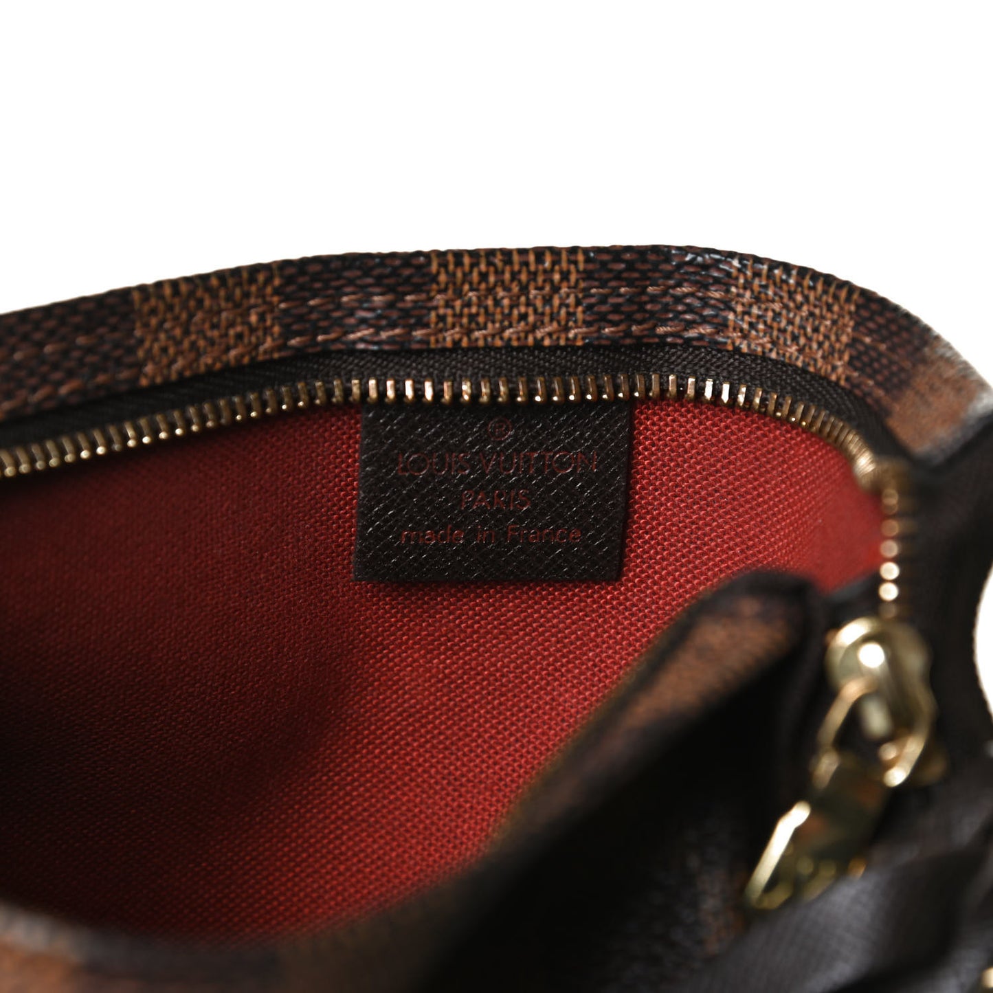 Damier Ebene Trousse Make Up Bag Pochette