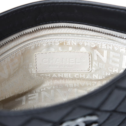 Chanel Lambskin Double Stitched Shoulder Bag Black 5 of 14