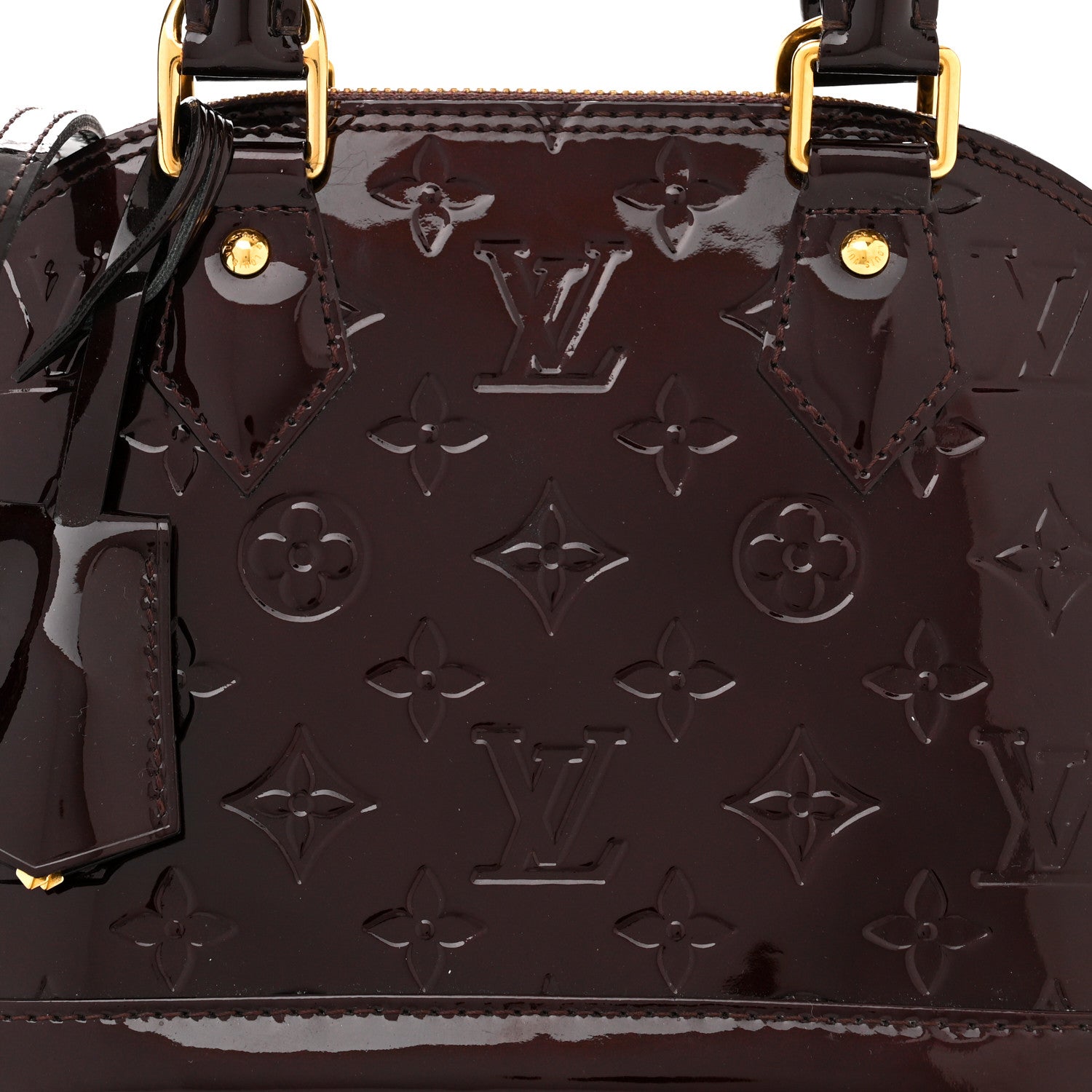 Louis Vuitton Vernis Alma BB Amarante 7 of 16