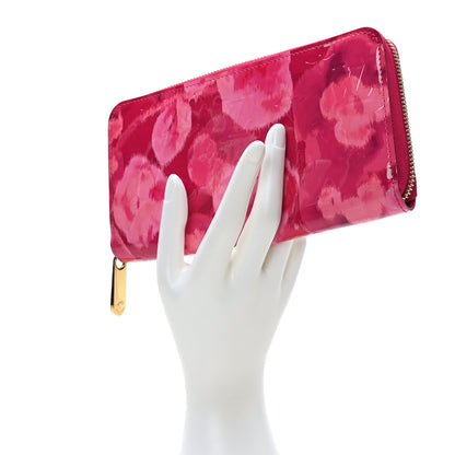 Louis Vuitton Vernis Ikat Zippy Wallet Rose Indien 2 of 7