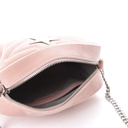 Stella McCartney Velvet Star Patch Shoulder Bag Pink 5 of 11