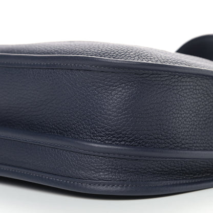 Hermes Taurillon Clemence Evelyne III PM Bleu Nuit 7 of 9