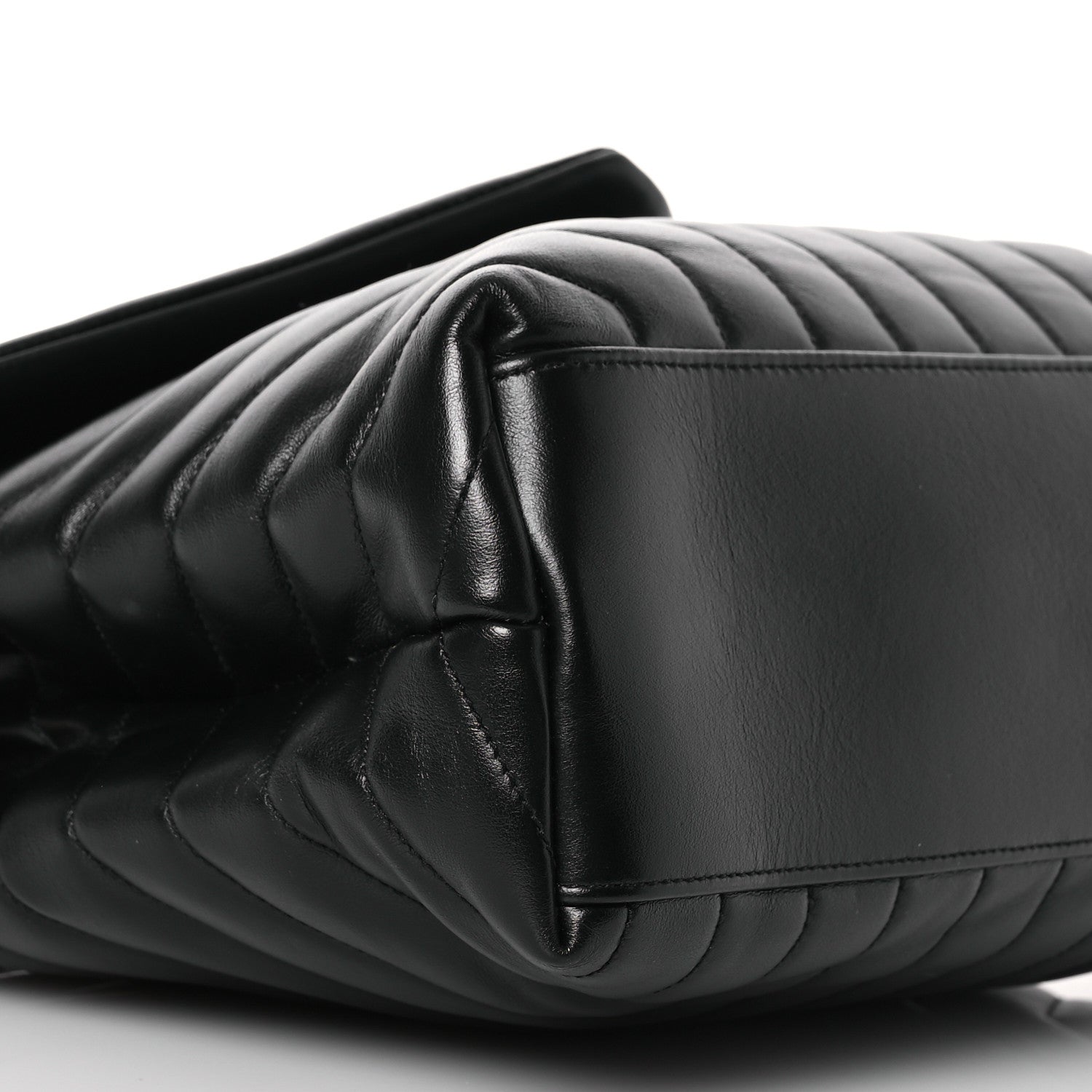 Saint Laurent Calfskin Y Quilted Monogram Medium Loulou Chain Satchel Black 11 of 15