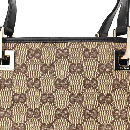 Gucci Monogram Large Bucket Tote Dark Brown 8 of 10