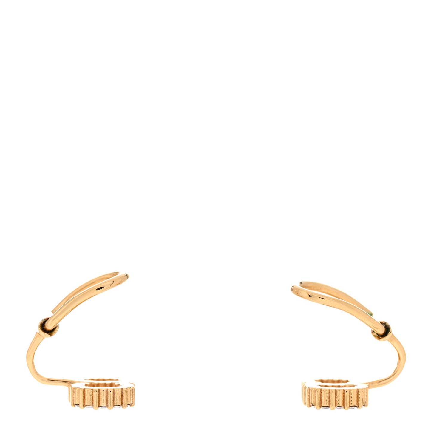 Crystal Clair D Lune Clip On Earrings Gold