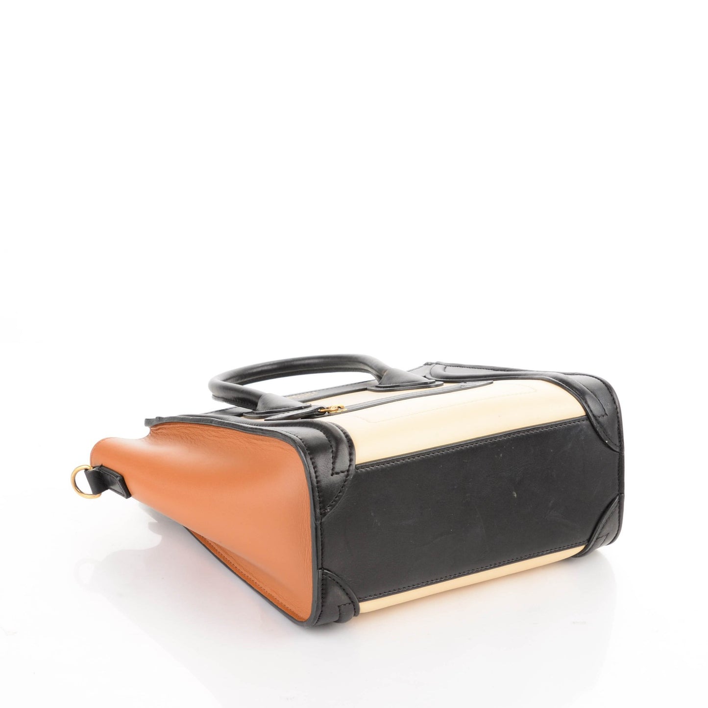 Smooth Calfskin Nano Tri-Color Luggage Seashell