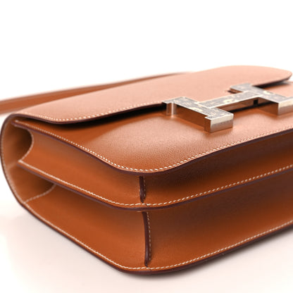 Hermes Grained Monsieur Lizard Constance 24 Gold Ombre 8 of 10