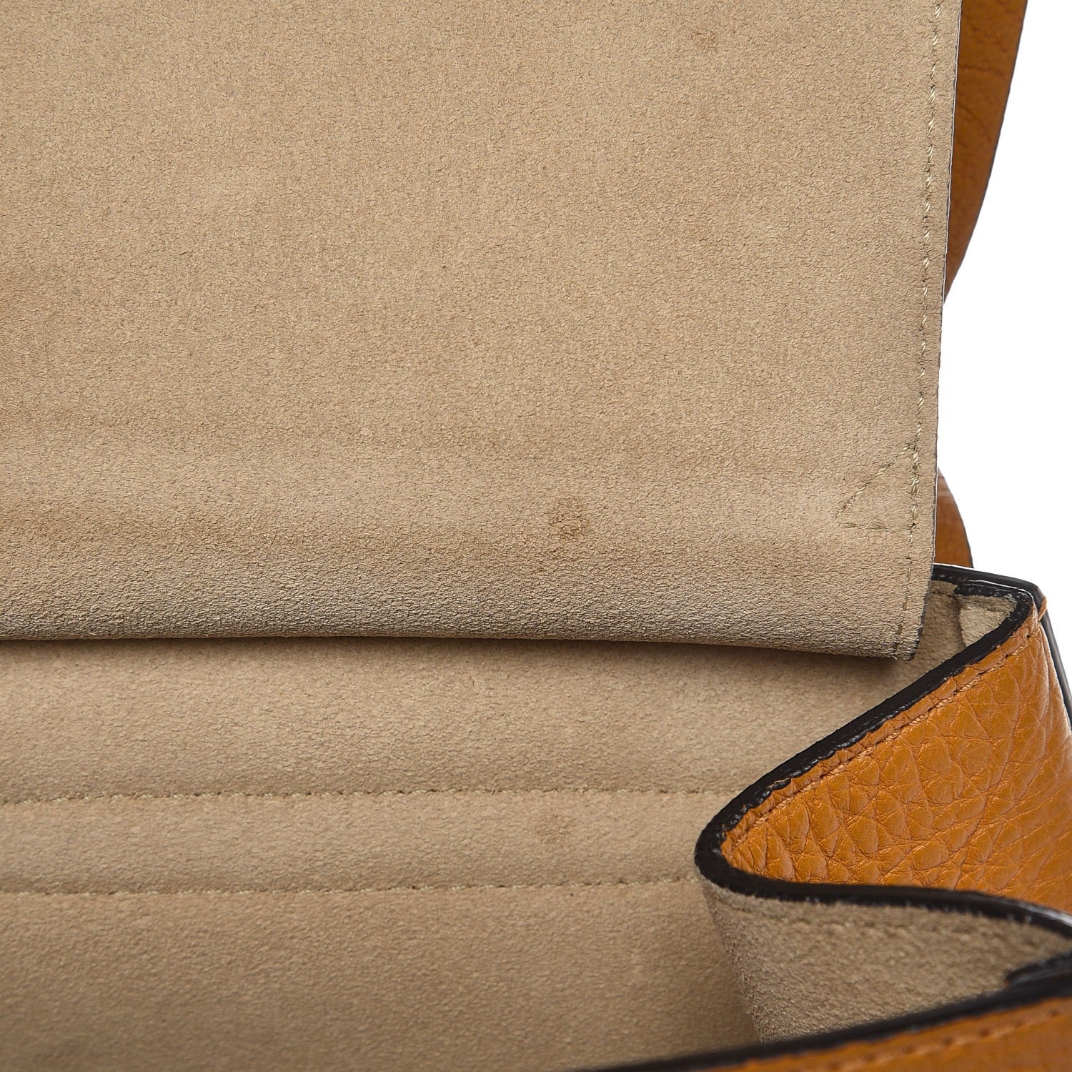 Chloe Grained Lambskin Medium Drew Shoulder Bag Mustard 7 of 10