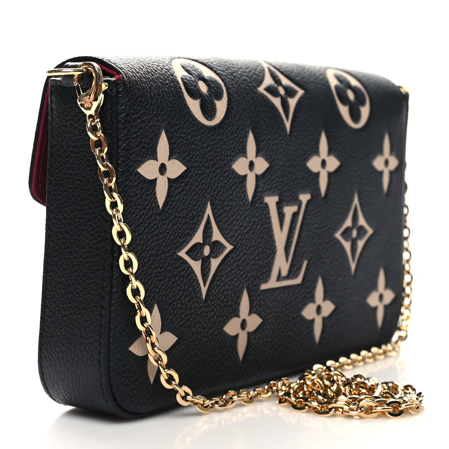 Empreinte Monogram Giant Felicie Pochette Black Beige