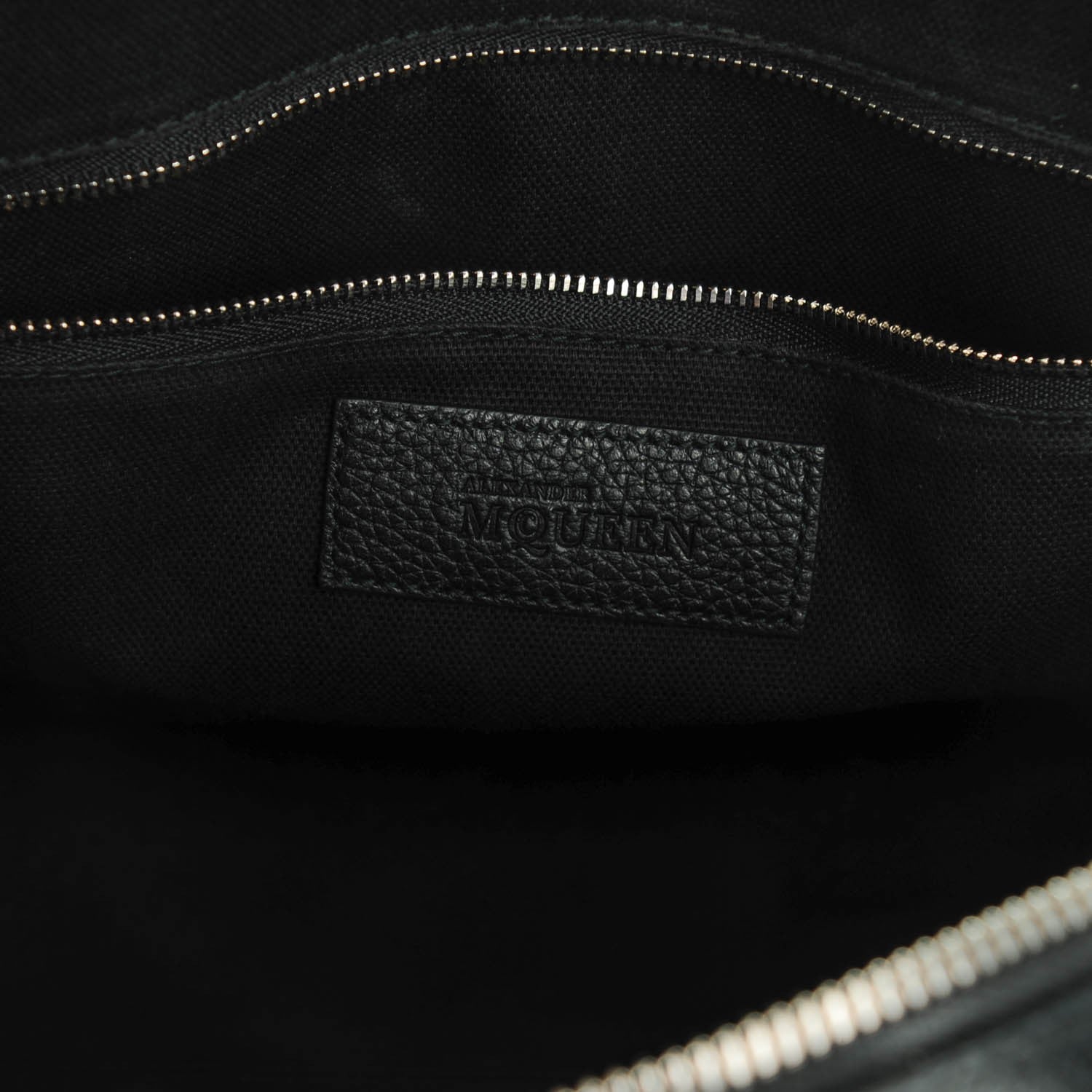 Alexander McQueen Grained Calfskin Small Legend Satchel Black 6 of 7